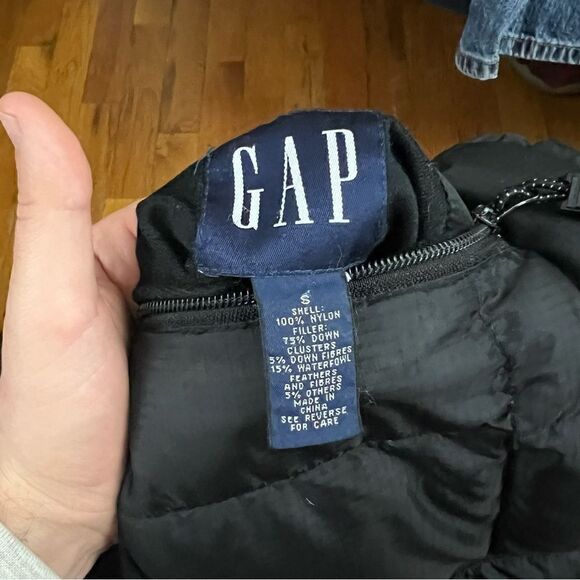 Vintage Gap Rip Stop Gorpcore Down Puffer Vest womens L - Picture 2 of 6